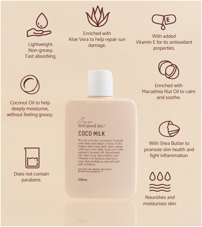 We Are Feel Good Inc. Coco Milk Coconut Moisturiser - 200ml