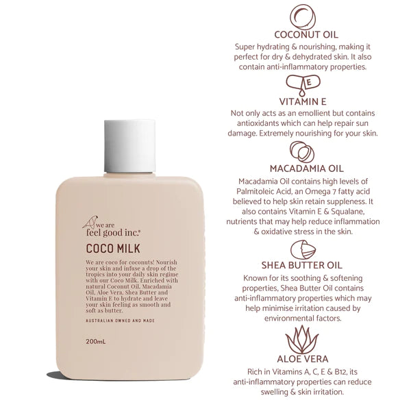 We Are Feel Good Inc. Coco Milk Coconut Moisturiser - 200ml