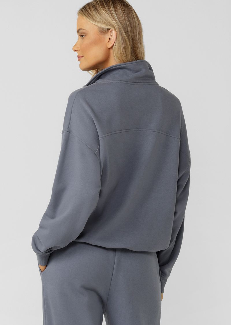 Streamline Quarter Zip Sweat - Shadow