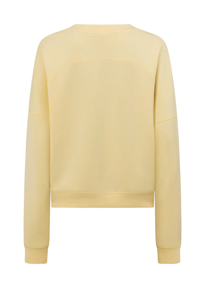 Cloud Nine Spacer Sweatshirt - Lemon Cream