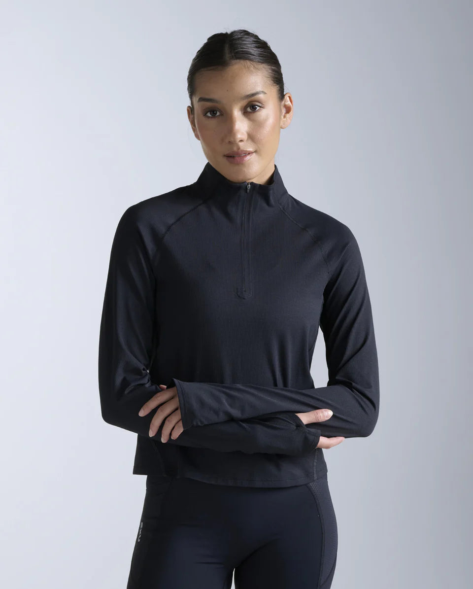 Aero Trail 1/2 Zip - Black