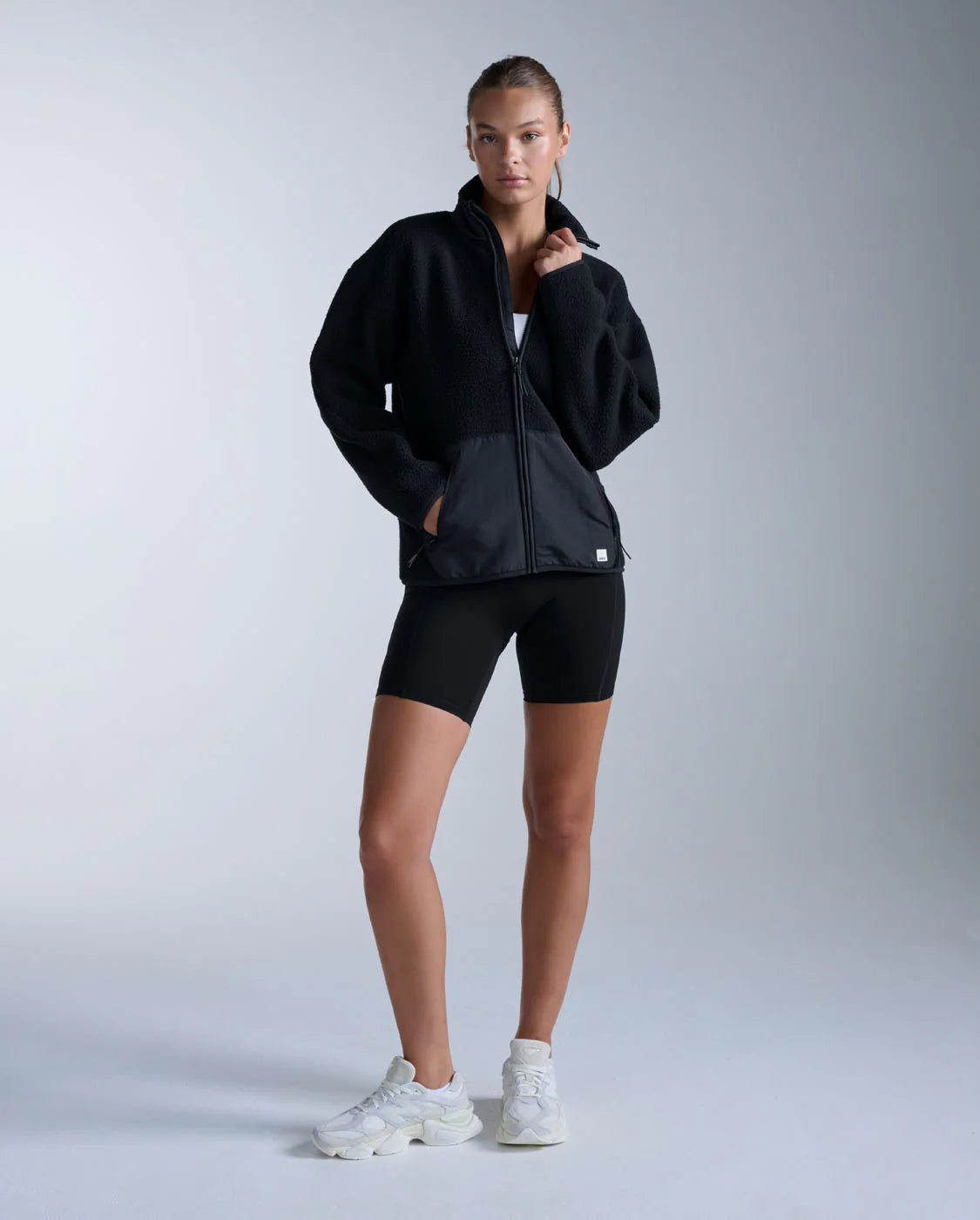 Sherpa Zip Fleece - Black