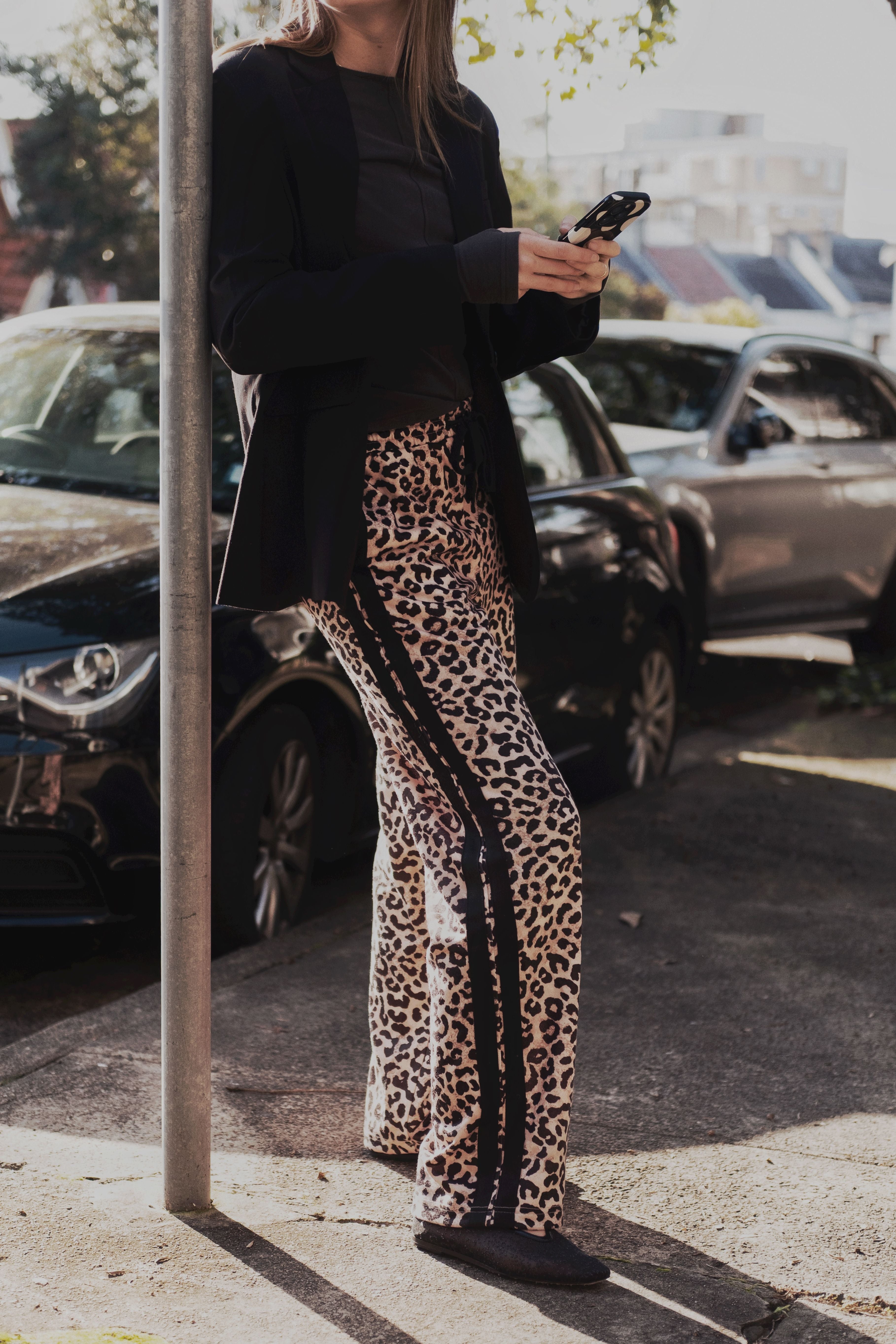 Adeline Pant - Neutral Leopard