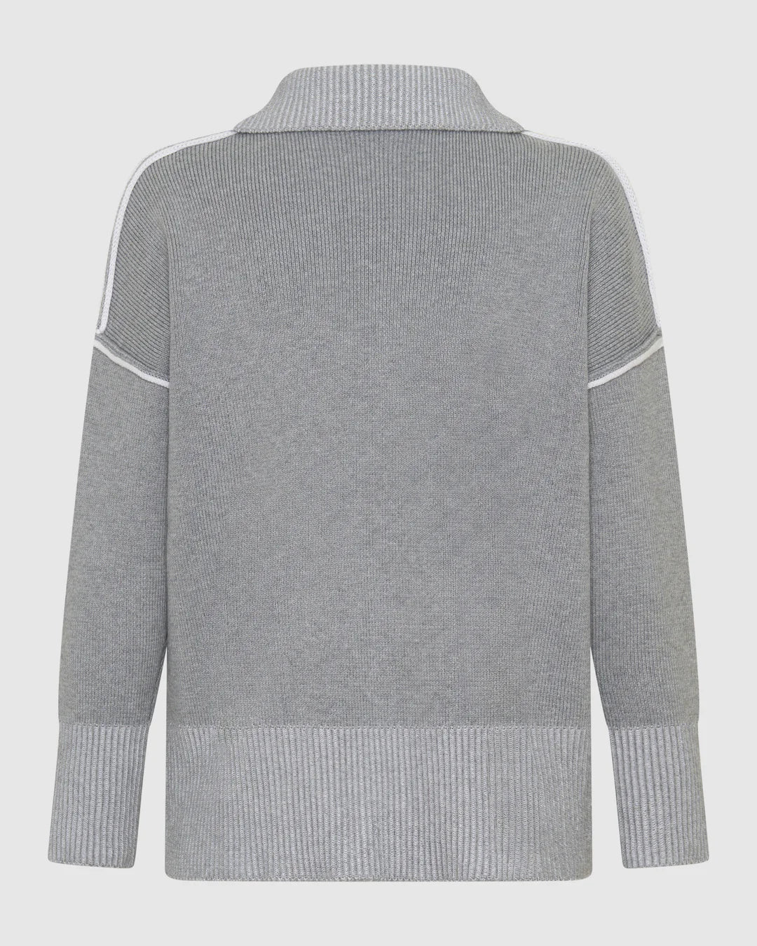 Rug up in style with the Montreal Knit, a chic layer made to keep you toasty all winter long. Crafted from 100% cotton, this oversized quarter-zip features cool contrast detailing.