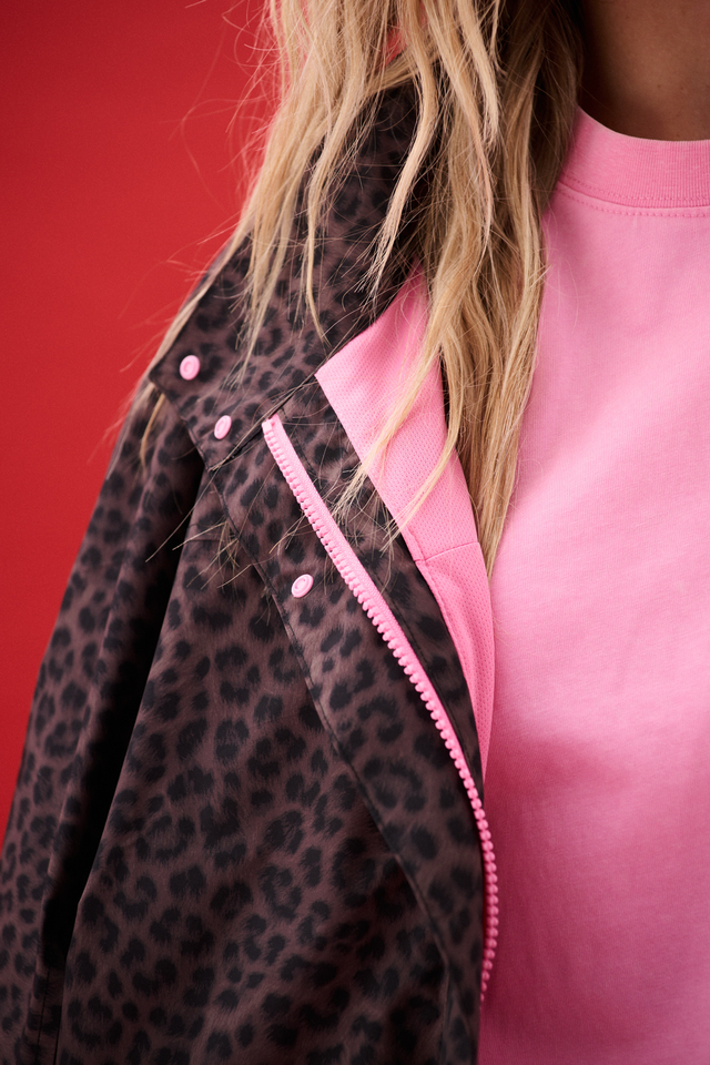 Beau Spray Jacket - Chocolate Leopard