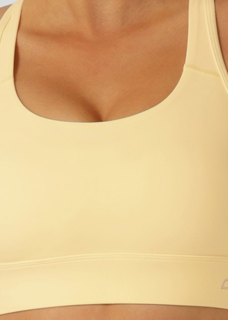 Amy Maximum Support Sports Bra - Lemon Cream