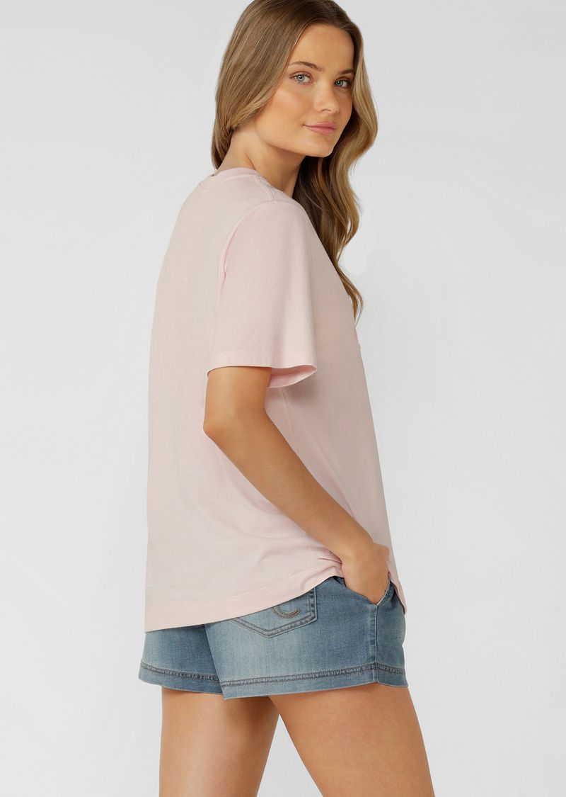 Chalet Relaxed T-shirt- Pale Peony