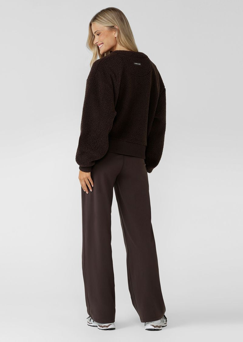 Field Teddy Cardigan - Volcano
