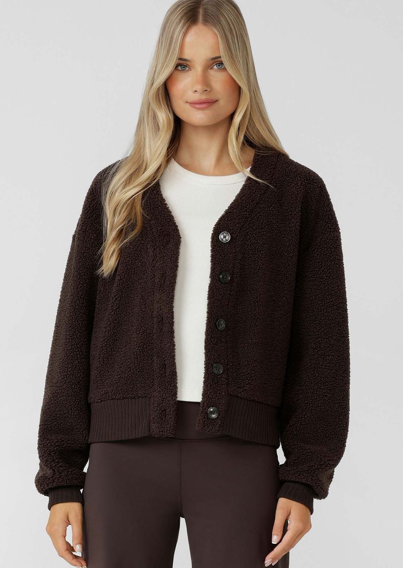 Field Teddy Cardigan - Volcano
