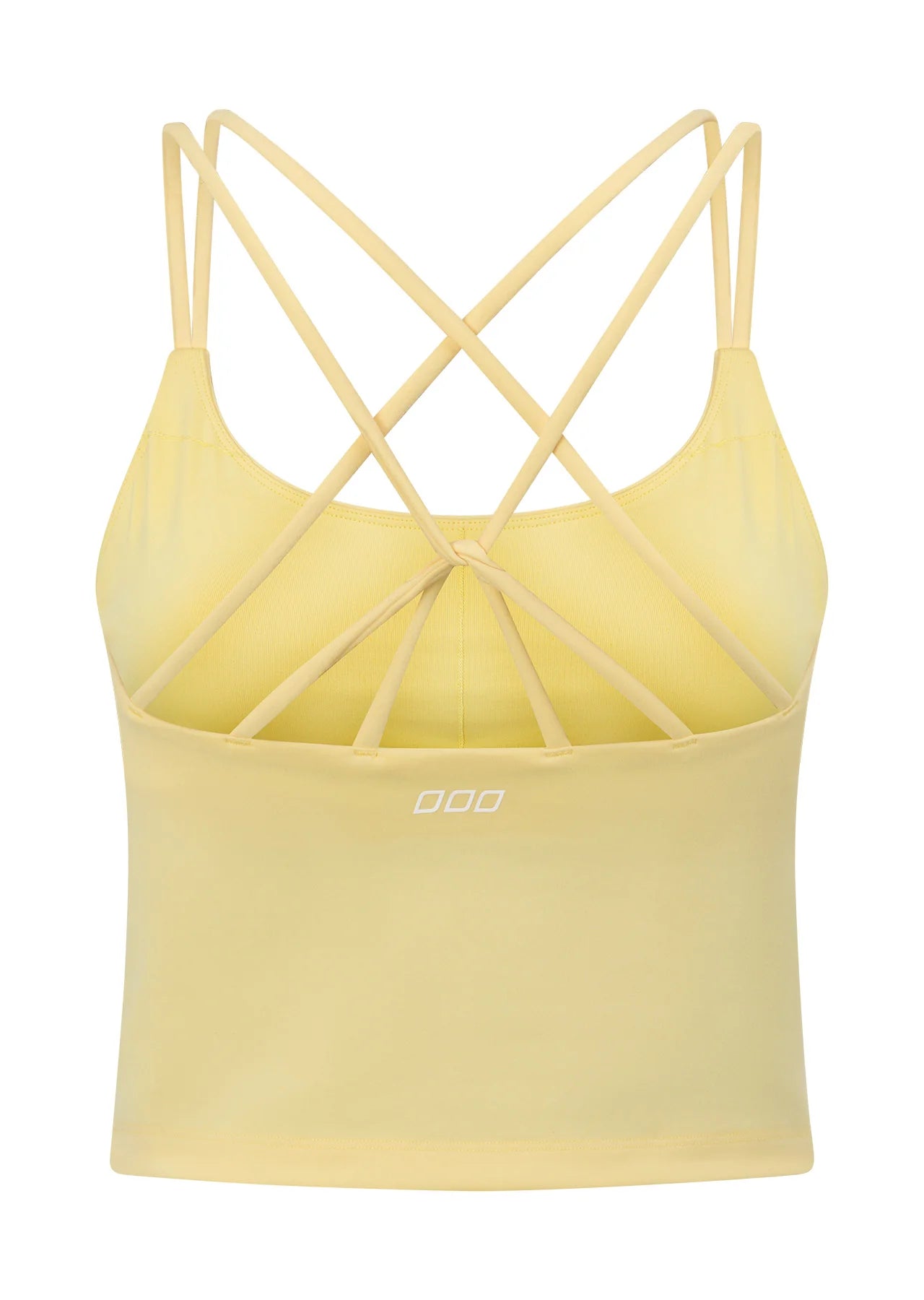 In-Built Bra with Removable Padding for All Day Support
Intricate Contrast Strappy Back Design