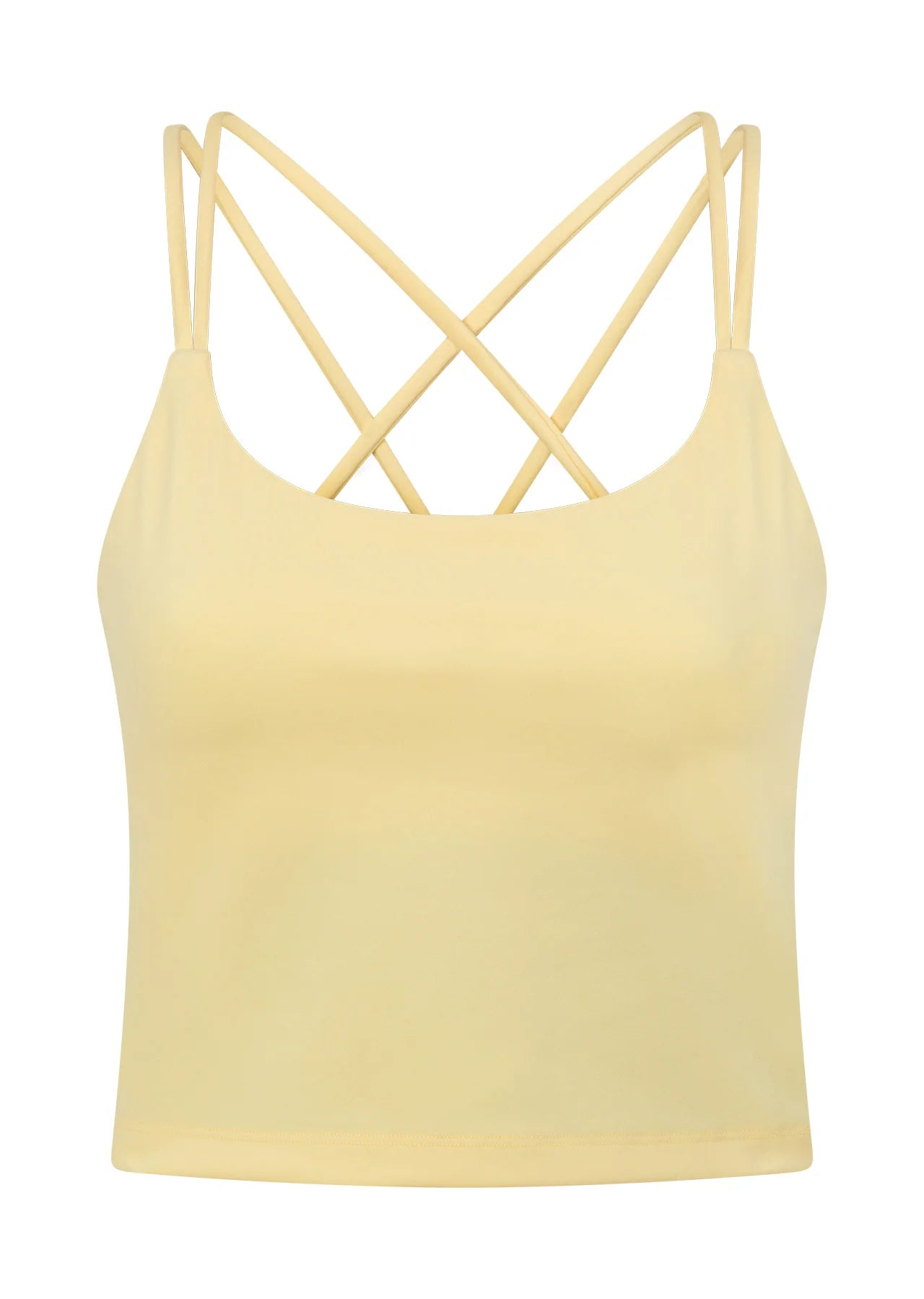 In-Built Bra with Removable Padding for All Day Support
Intricate Contrast Strappy Back Design