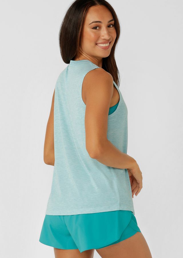 Lotus Muscle Tank - Maui Marl