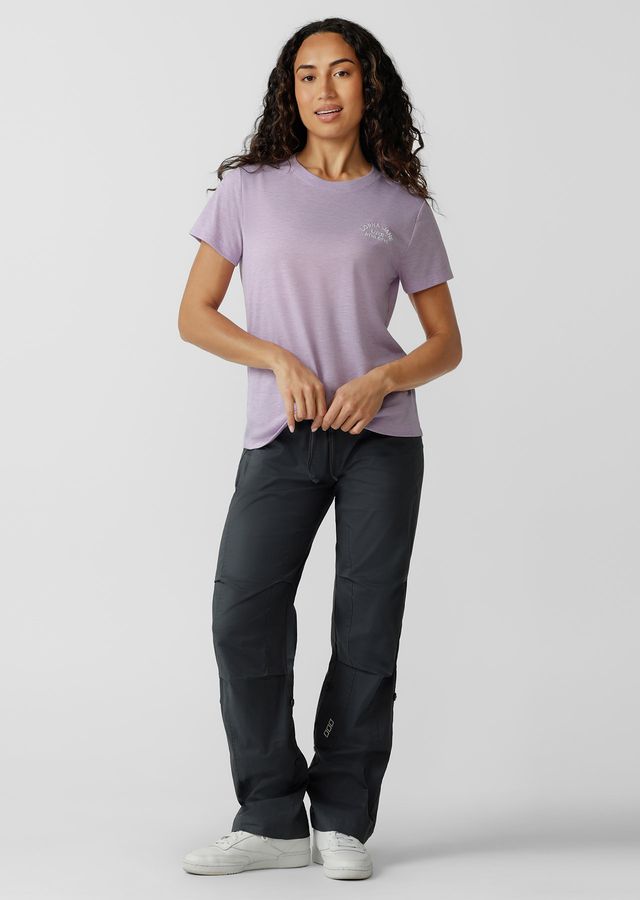 Lotus T-Shirt - Dusty Lilac Marl