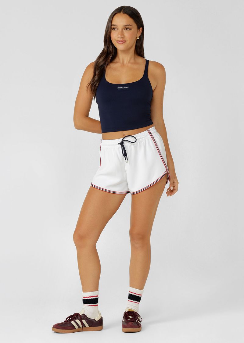 Retro Sport Shorts - White