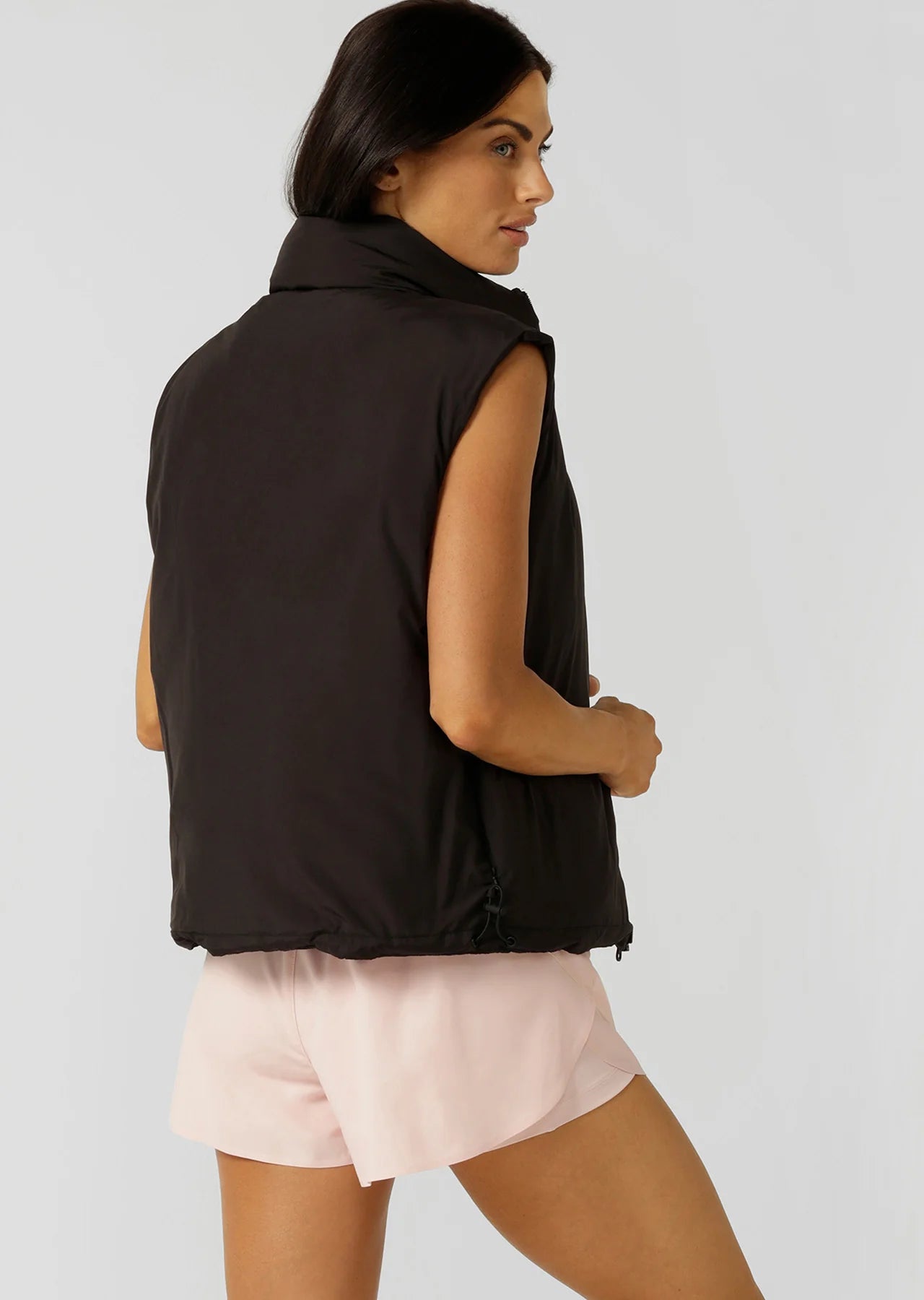 Winter Warmth Reversible Puffer Vest - Black