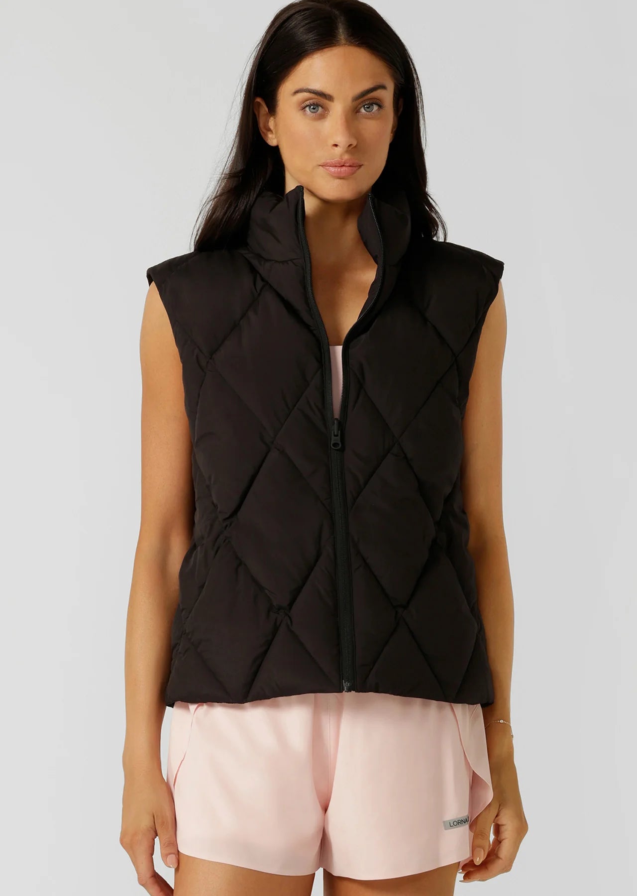 Winter Warmth Reversible Puffer Vest - Black