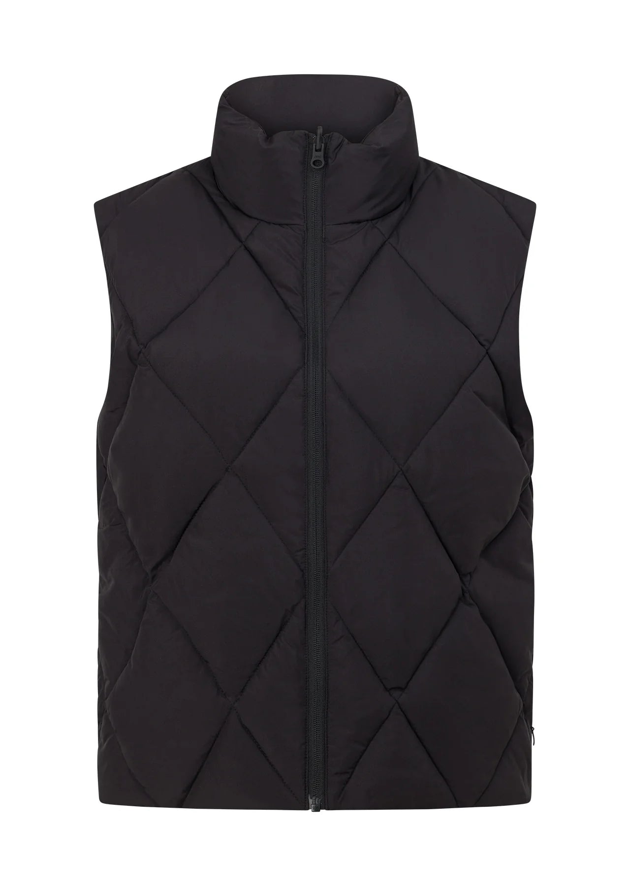 Winter Warmth Reversible Puffer Vest - Black