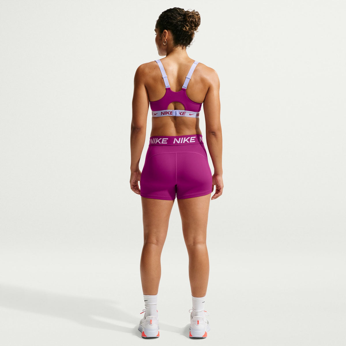 High support gives you a locked-in feeling and helps keep motion to a minimum, making it ideal for runs and high-impact sports.