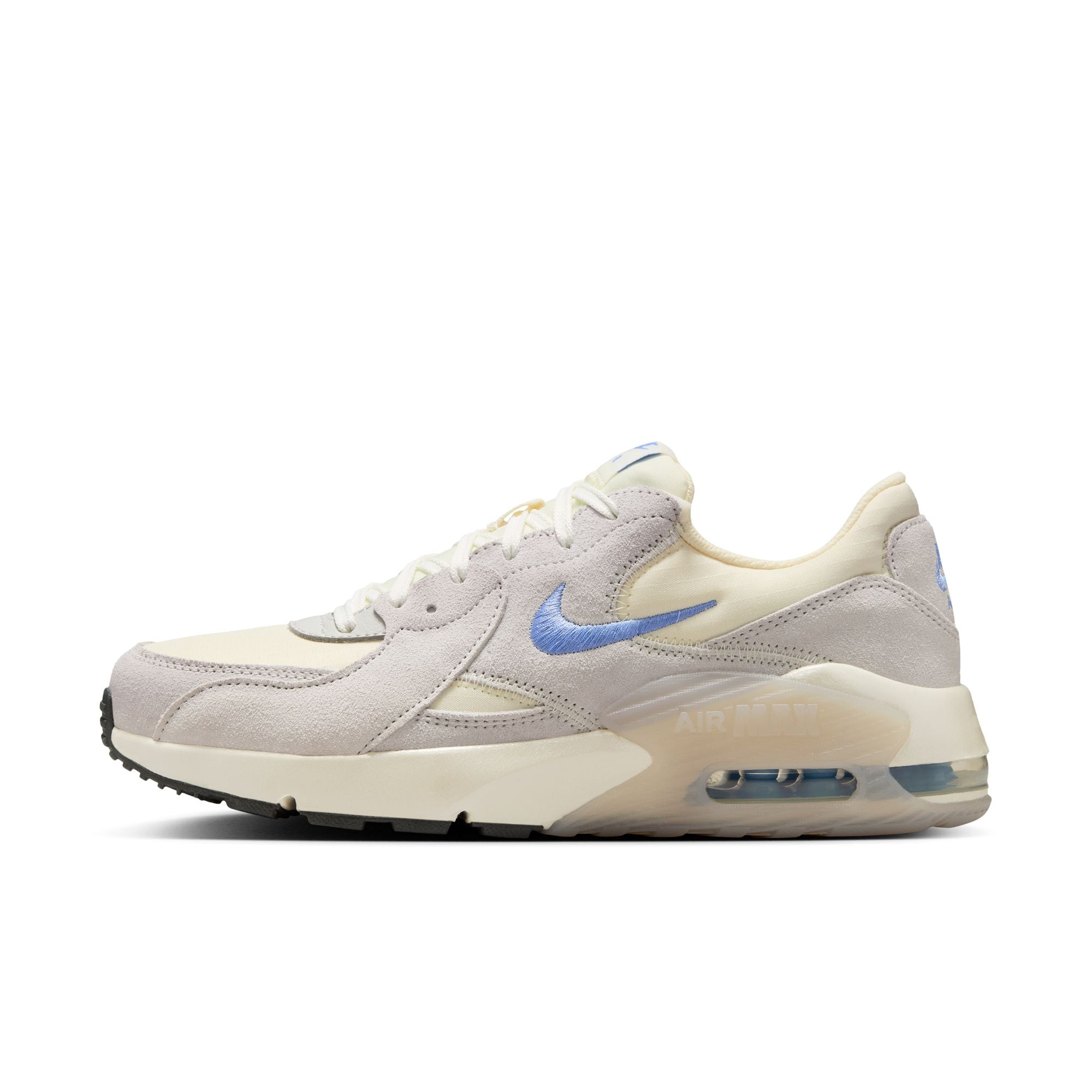 Get into the groove with the Nike Air Max Excee and a subtle pop of color for style that defies time. Inspired by the Nike Air Max 90, these kicks deliver a modern twist on a legendary icon through elongated design lines and distorted proportions.