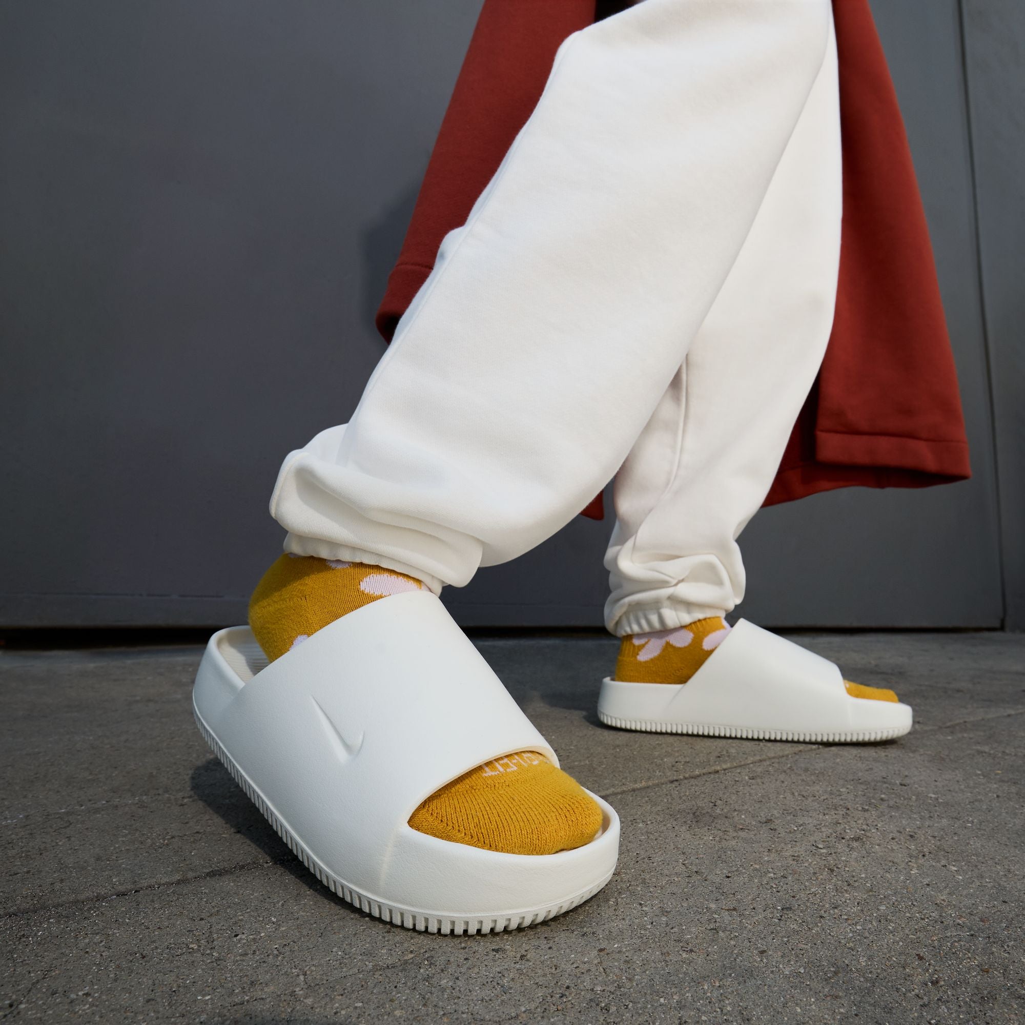 Made with soft yet supportive foam, the minimal design makes these slides easy to style with or without socks. And they’ve got a textured footbed to help keep your feet in place