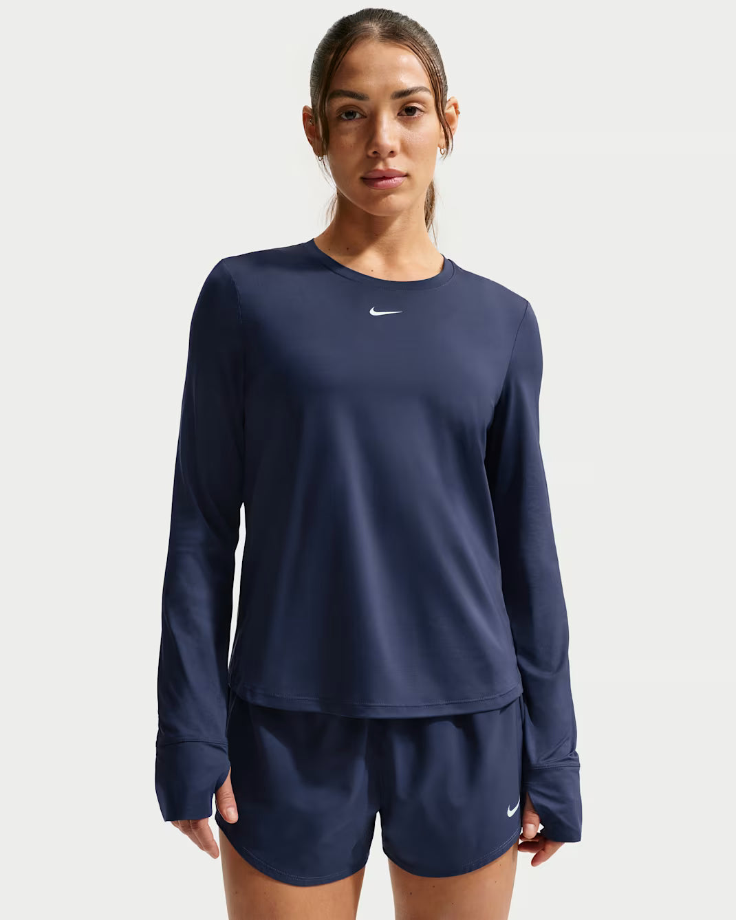 Nike One Classic Dri-FIT Long-Sleeve Top - Midnight Navy