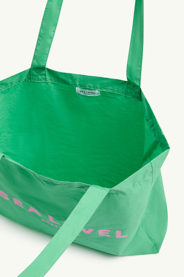 Logo Cotton Beach Tote