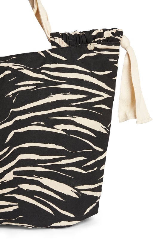 Skin Deep Canvas Tie Side Tote