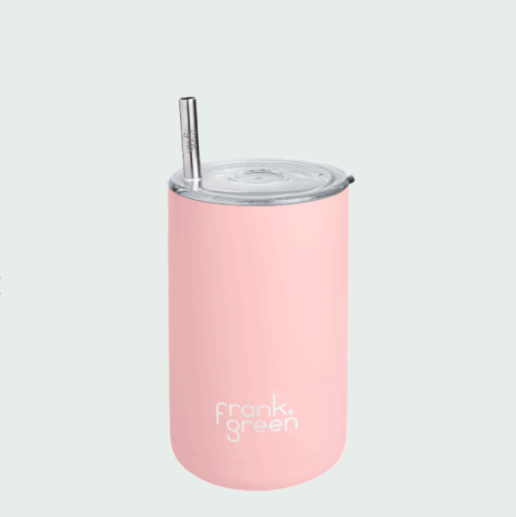 Iced Coffee Cup with Straw - Blushed