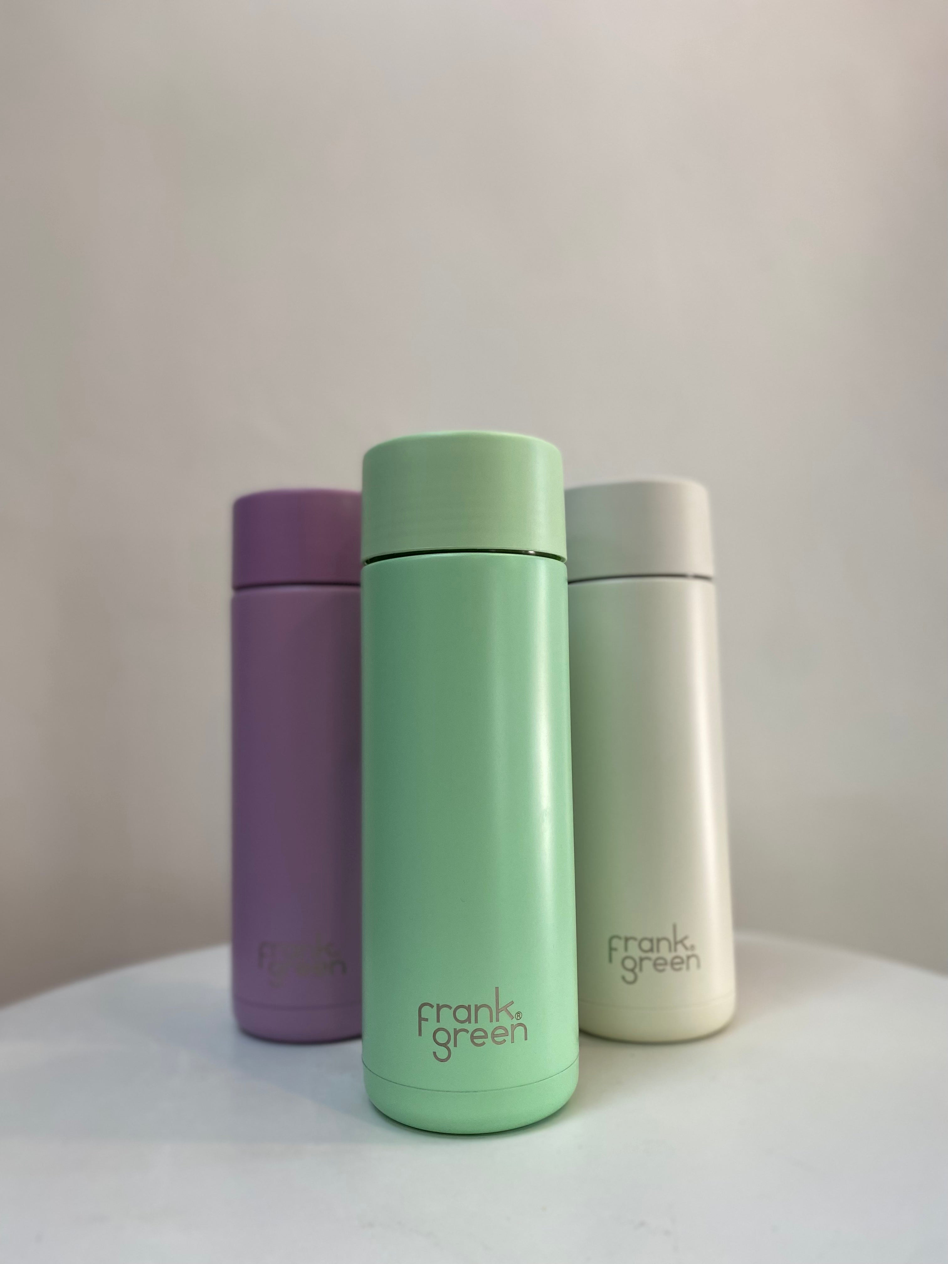 this is the ultimate reusable bottle experience. it looks beautiful, maintains the liquid temperature you desire for hours and tastes the way you intended (no nasty metallic flavour here). plus you can be confident knowing it won’t spill in your bag when you’re on the go. regular: 20oz / 595ml