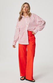 Tammy Shirt - Campari Stripe