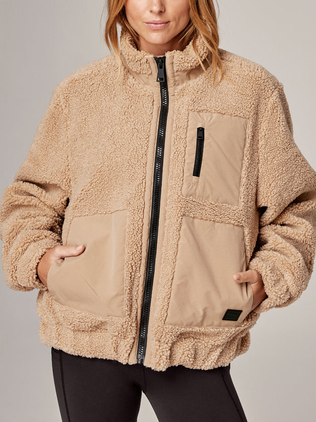 Nomad Shearling Jacket - Tahini