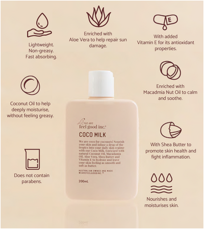 We Are Feel Good Inc. Coco Milk Coconut Moisturiser - 200ml