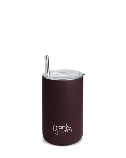 Say hello to the coolest cup in town! The double-wall vacuum insulation prevents condensation and keeps ice whole for up to 12 hours. Plus, it even moonlights as a cocktail glass! Comes with 1 x splash-proof lid, 1 x reusable straw and a silicone ring that turns this cup into a can cooler.&nbsp;
