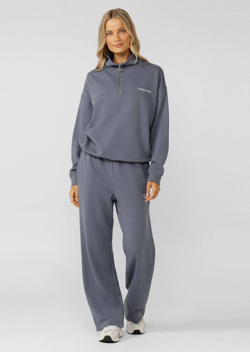 Streamline Quarter Zip Sweat  - Shadow