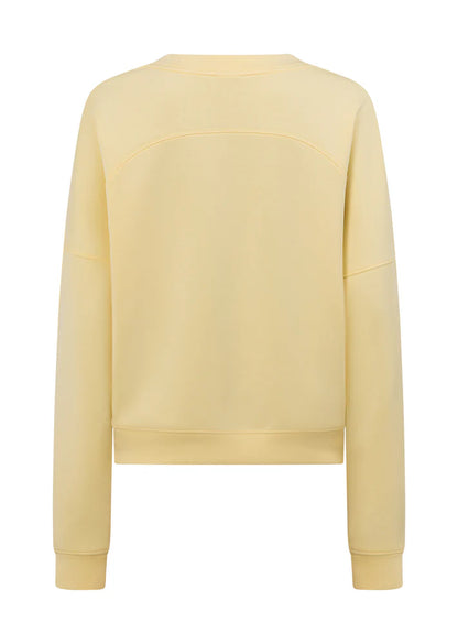 Cloud Nine Spacer Sweatshirt - Lemon Cream