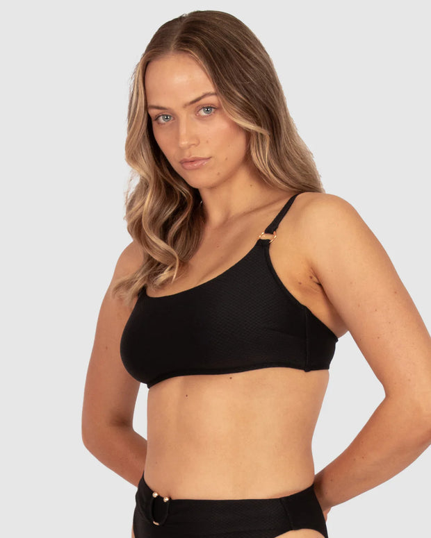 Rococco Luxe D-E Bikini Top - Nero