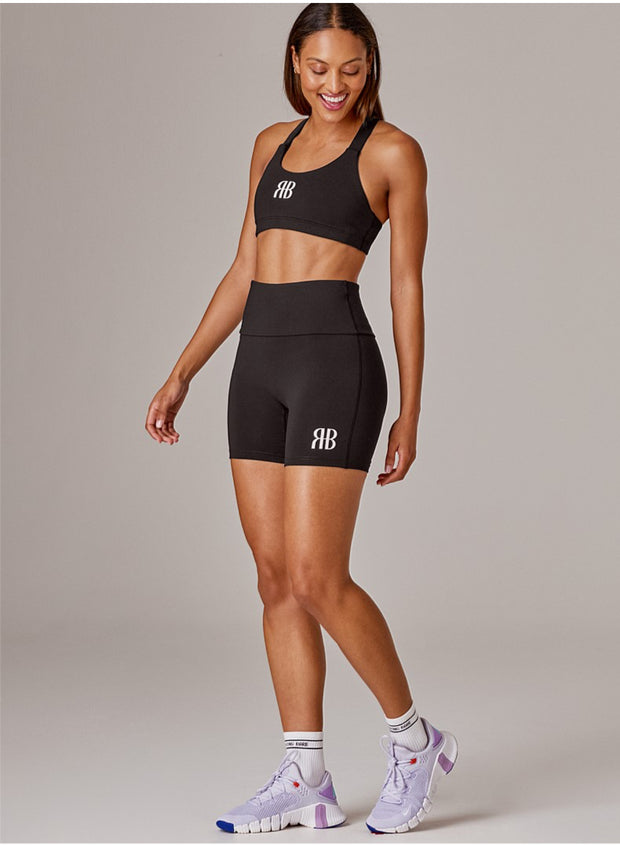 Power Up Sports Bra - Black