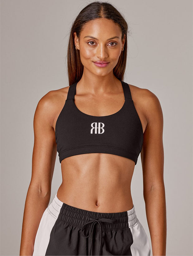 Power Up Sports Bra - Black