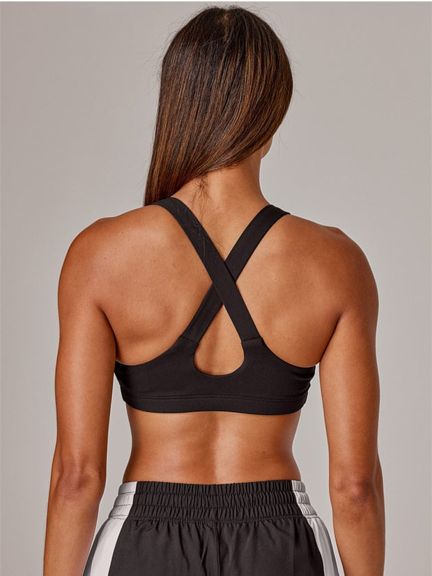 Power Up Sports Bra - Black