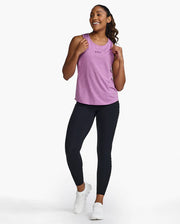 Designed with shaped front and back hem for maximum coverage when bending and stretching, the Motion Tank is made from a recycled durable, sweat-wicking fabric so you can give your all to any workout