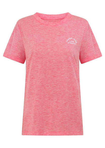 Lotus T-Shirt - Vivid Pink Marl