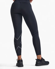 1. Full length compression tight 2. PWX highly powerful, lightweight and flexible compression fabric 3. HeiQ Smart Temp technology keeps you cooler 4. Graduated compression for improved circulation 5. Hi-Rise power mesh waistband for body sculpting secure fit 6. Side pockets for secure bounce-free storage 7. Flatlock seams to reduce chafe 8. Signature reflective X logo on calf
