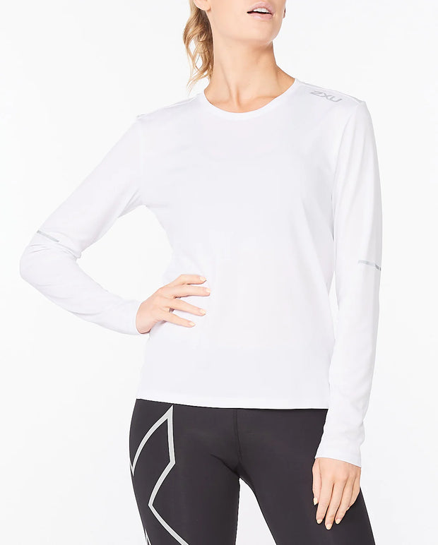 With X-VENT fabric technology, the Aero Long Sleeve combines a double-knit sweat-wicking body and lightweight breathable mesh back to keep you dry and cool so you can perform in comfort