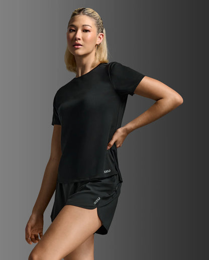 Combining a double-knit sweat-wicking body and a lightweight breathable mesh back, the Aero Mesh Tee keeps you fresh and cool so you can perform in comfort.