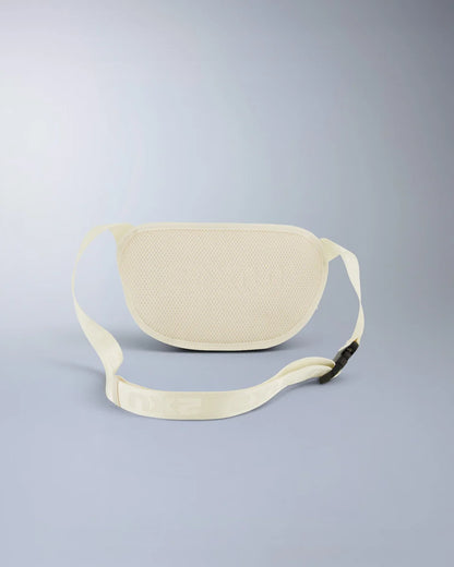 1. Cross body bag
2. Durable ripstop fabric which is abrasion and water resistant
3. Main zip compartment for larger items with mesh pocket and lobster claw keychain
4. Back zip pocket for smaller items you want quick access to
5. Bungee cord to loop garments or gym towel through
6. Padded backing with adjustable strap provides comfortable wear and versatile styling options