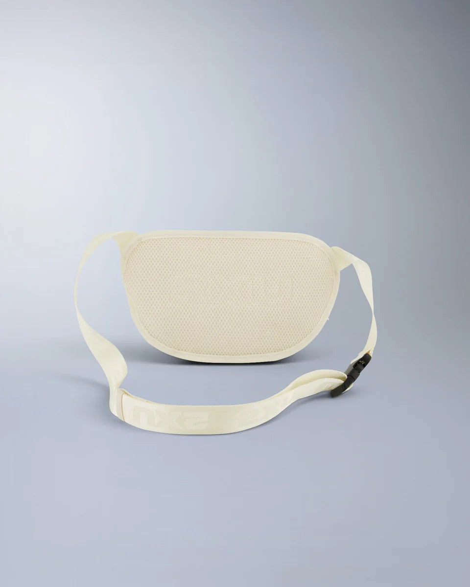 1. Cross body bag
2. Durable ripstop fabric which is abrasion and water resistant
3. Main zip compartment for larger items with mesh pocket and lobster claw keychain
4. Back zip pocket for smaller items you want quick access to
5. Bungee cord to loop garments or gym towel through
6. Padded backing with adjustable strap provides comfortable wear and versatile styling options