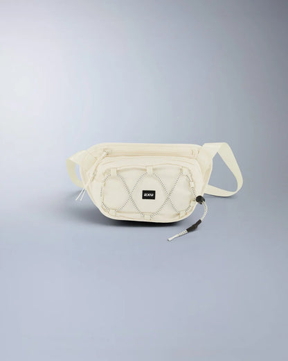 1. Cross body bag
2. Durable ripstop fabric which is abrasion and water resistant
3. Main zip compartment for larger items with mesh pocket and lobster claw keychain
4. Back zip pocket for smaller items you want quick access to
5. Bungee cord to loop garments or gym towel through
6. Padded backing with adjustable strap provides comfortable wear and versatile styling options