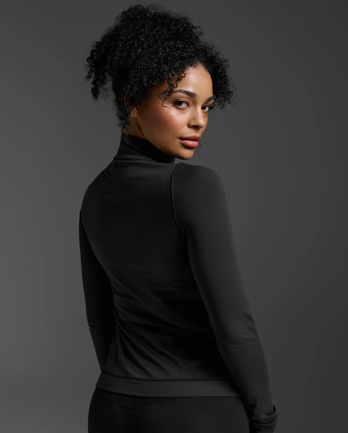 Elevate your layering game with our brushed soft jersey, Flex 1/2 Zip Long Sleeve providing comfort from the mat to wherever your next move is.