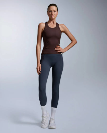 The Fluid Modal Ribbed Tank finds the sweet spot between comfort and control, with a smooth, stay-put fit, whether you’re working out or winding down at home.