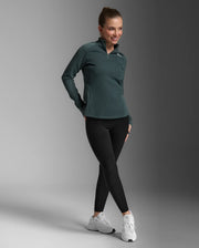 Ignition Hyper-Haptic 1/4 Zip Top - Dark Sage